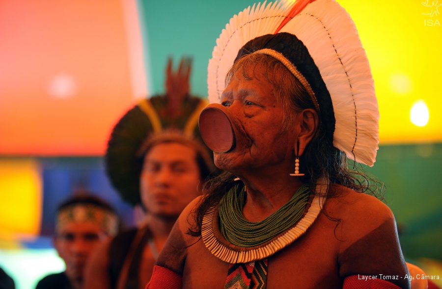Laycer Tomaz / Agência Câmara Chief Raoni Metuktire, leader of the Kayapó indigenous people